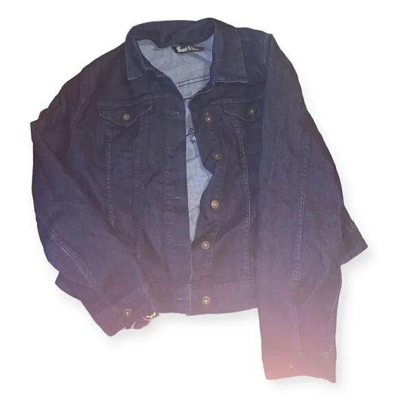 Embellished Y2k denim jacket - Picture 2 of 2